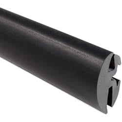 TRIM-LOK EPDM Dense Rubber Locking Window Gasket, Fits 1/4-Inch Glass and 1/8-Inch Panel Edge, 25-Foot Length, 2-Piece Locking System Inline, Window Weather Stripping Seal for Vehicles ALK1179-25