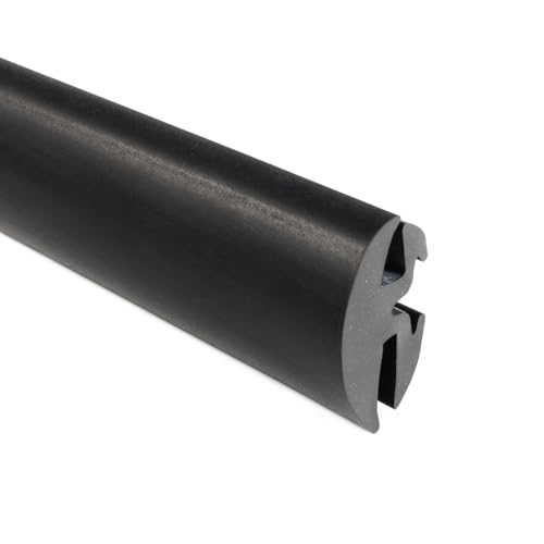 TRIM-LOK EPDM Dense Rubber Locking Window Gasket, Fits 1/4-Inch Glass and 1/8-Inch Panel Edge, 25-Foot Length, 2-Piece Locking System (Inline), Window Weather Stripping Seal for Vehicles (ALK1179-25)