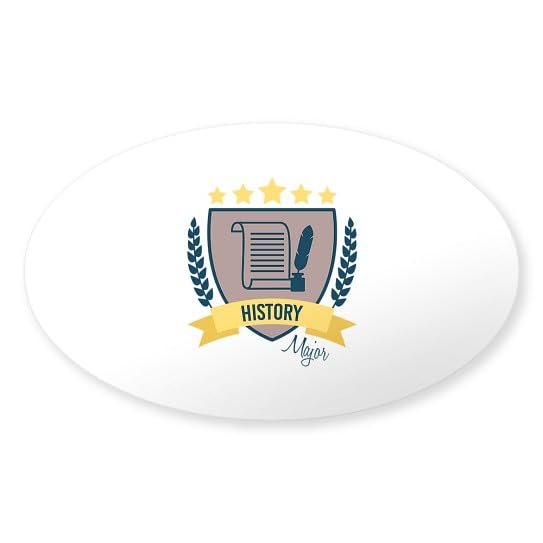 CafePress History Major Sticker Oval Car Bumper Sticker