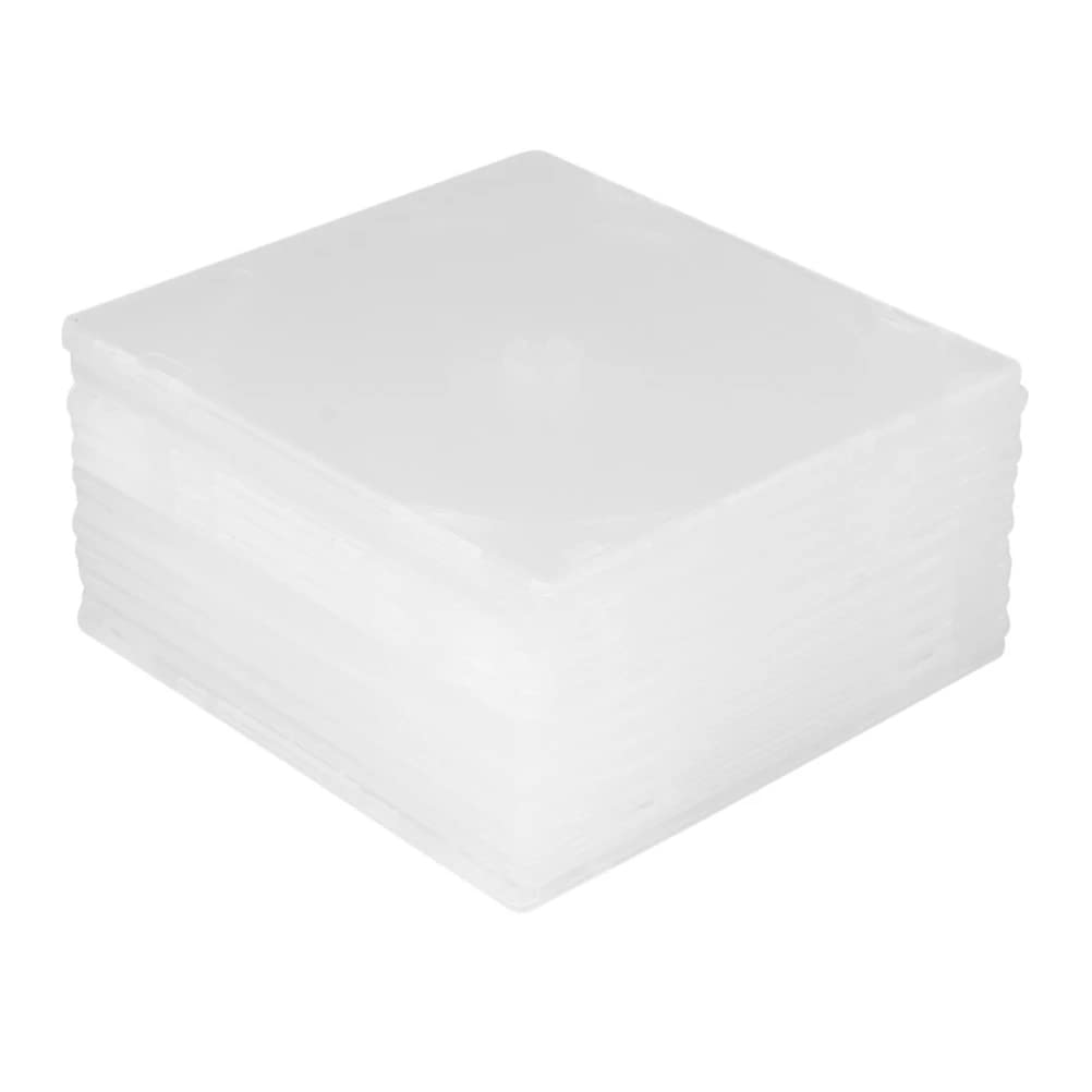 Cajas transparentes para almacenamiento de CD y DVD ideal para ordenar el mueble del salón