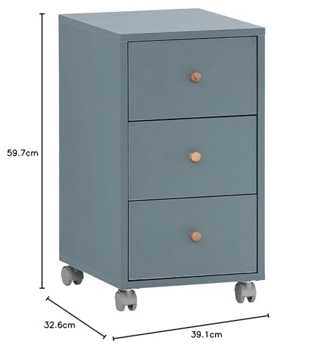 Caisson à roulettes Schildmeyer Rena 500 Fjord pour bureau compact - 3