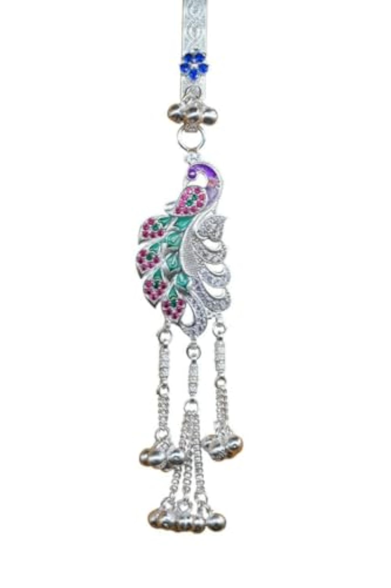 Women's Peacock Juda Hair Pin with Crystals