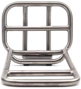London Craftwork Titanium Front Rack for Brompton Bikes - Lightweight, Durable Carrier Block for A, C, P, T Lines & Older Models - Essential Accessory for Commuting and Adventures