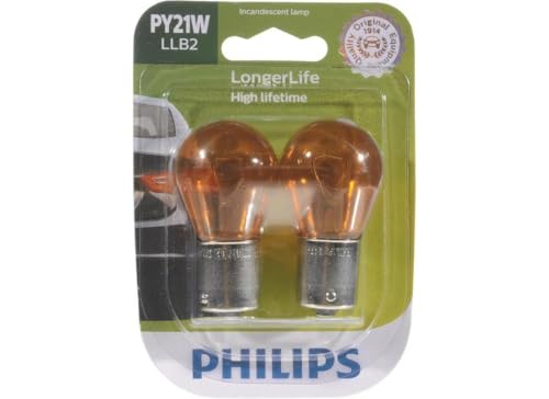 Philips Automotive Lighting 12496 LongerLife Miniature Bulb, 2 Pack