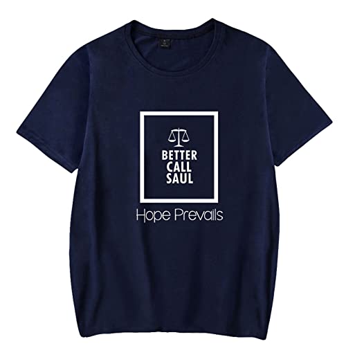 OUHZNUX Camisetas Camiseta Better Call Saul para Hombre Breaking Bad TV Spin Off Camiseta para Hombre Better Call Saul Balance Print Top Unisex Casual Summer Sudadera Xxs-3Xl