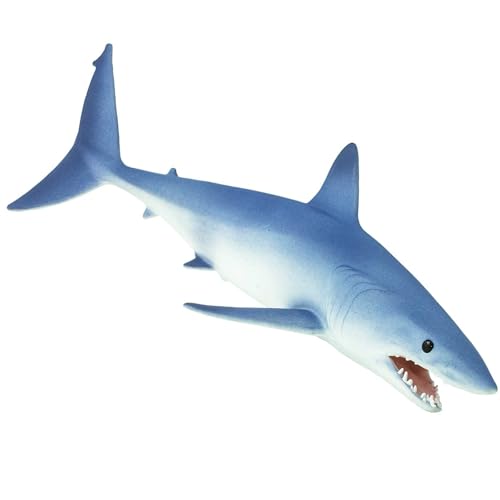 Safari Ltd. Mako Shark Figurine - Realistic 5.8' Plastic Figure - Educational Toy for Boys, Girls, and Kids Ages 3+