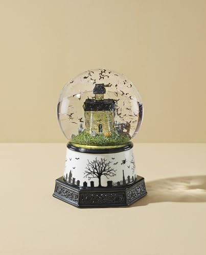 Image of Lenox Haunted Village Light-Up Snow Globe