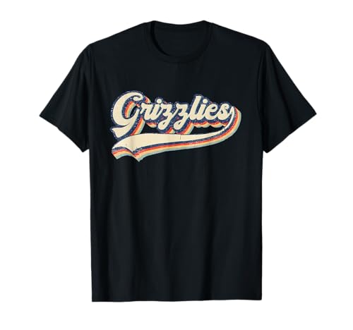Grizzlies Name Vintage Retro Gift Men Women Boy Girl T-Shirt