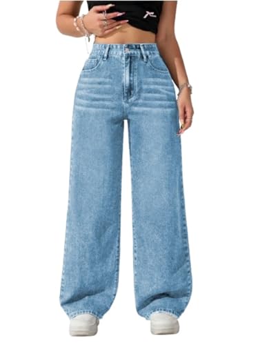 Image of Ben Martin Baggy Jeans for Women || Women,s Loose Jean Pants || Oversized Jean's for Women's || Wide Leg Jean,s for Woman || Casual Jins for Woman's || Loose Jin Pant for Woman,s 2-BM-JJ33