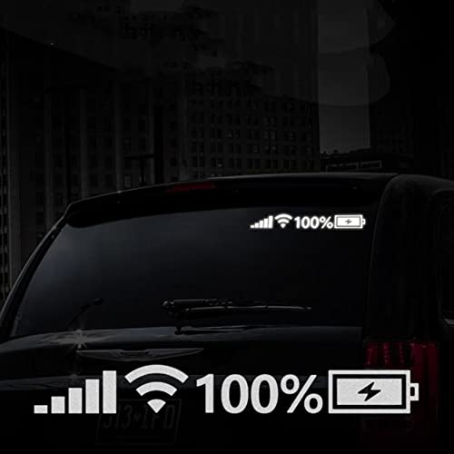 ISpchen Adesivo per Auto,Segnale Wifi 1% Power Car...
