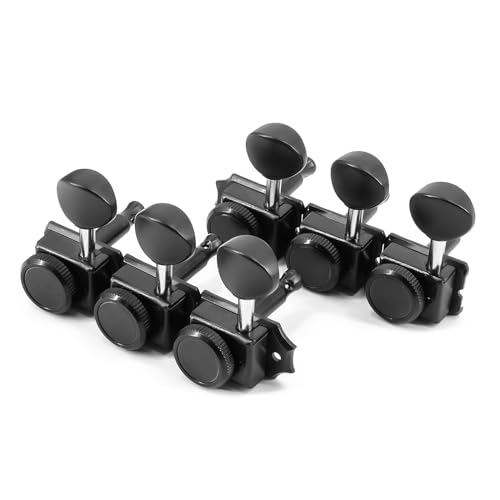 6L String Left Hand Guitar Tunings Pegs Locking Tuners Key Machine Head For Acoustics Guitar Part & Accessory