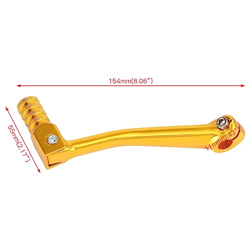image for HIAORS Golden Folding Shift Lever Shifter Pedal Gear for 50cc 110cc 12