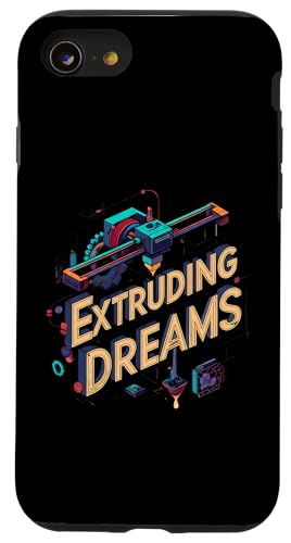 Extruding Dreams 3D Printer Maker Hobbyist スマホケース iPhone SE (2020) / 7 / 8 用