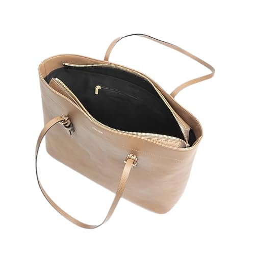MAVARA Leather Tote Bag for Women – Premium Full Grain Sustainable Leather Handbag, Spacious Work Tote Fits MacBook, Stylish Purse for Travel, Office, & Daily Use.2