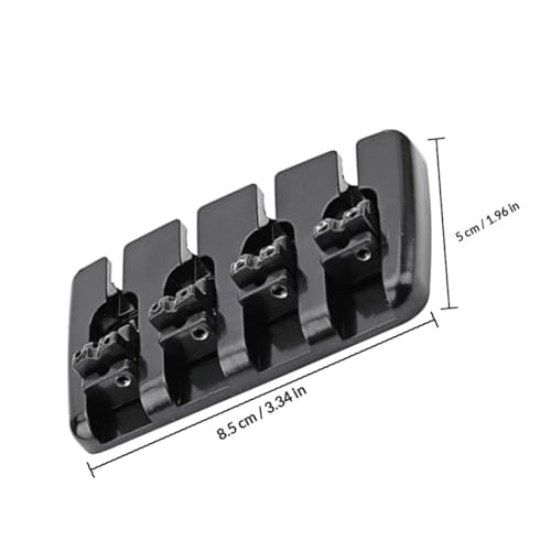 Chevalet de basse électrique noir compact compatible avec la majorité des modèles - 2