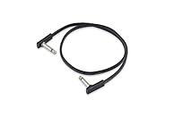 60 cm long Flat slimline patch cable with rectangular housing Low profile, extra-thin angled jack plug Black Copper Conductor 20 x 0.12 mm