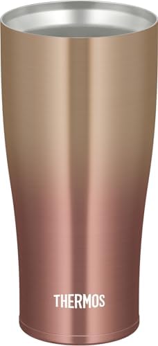 Thermos JDE-422LTD GD-G Vacuum Insulated Tumbler, 14.2 fl oz (420 ml), Gold Gradient, Dishwasher Safe, Magic Bottle Structure, Hot and Cold Retention