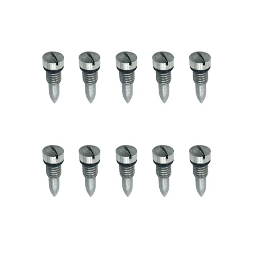 image for TUOREN 10Pcs Saxophone Key Damping Screws 3mm Alto Sax Rat-tail Screws