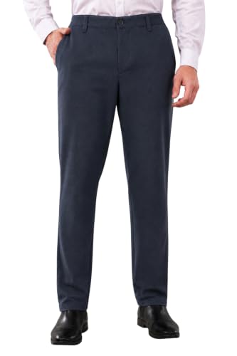 Image of SaintX Men's 4-Way Stretchable, Wrinkle Resistant, All-Day Comfort Trousers | 2 inch Expandable Waistband | Lightweight & Flexible Everyday Wear | EasyMove Office & Casual Wear (Style 37)