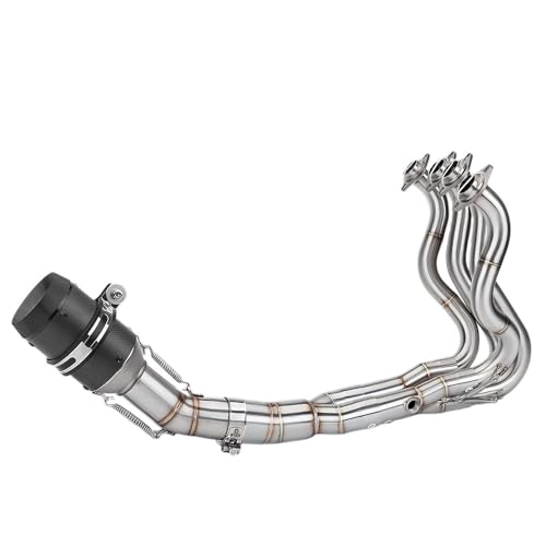 Adaptateur d'échappement ZX6R 2009-2022, tube intermédiaire avant pour flux de gaz optimisé
