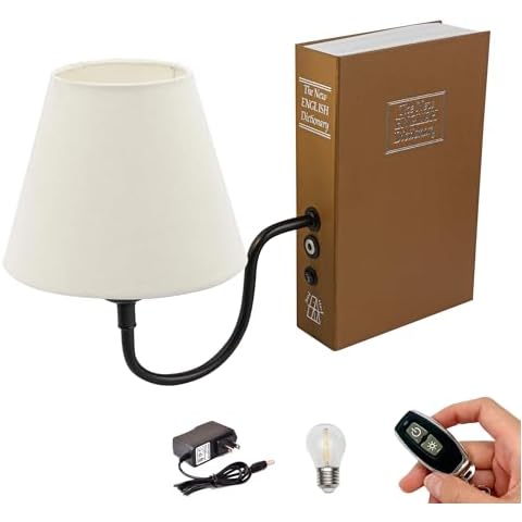 Kiven Cordless Table Lamp, 1-Light Rechargeable Bookshelf Lamp with White Fabric Lampshade, Farmhouse Decorative Bookend, Cordless Lamp for Office Home Decor Bedside Bookshelf Cover