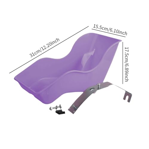 QSTDGVPW Kids Bike Toy Doll Seat Chair Gift Attachment Lightweight Practical Stylish Easy Installation Portable Little Doll Carrier