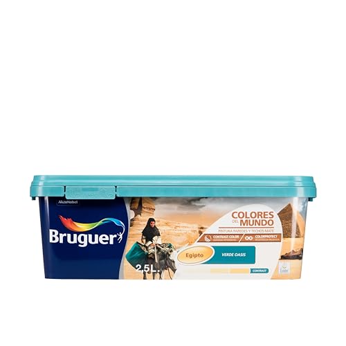 Bruguer 5160753 – colori del mondo Egitto verde Oasis 2.5 L
