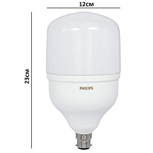 Image of Philips Stellar Bright Base B22 40-Watt LED Bulb (Pack of 2) (Cool Day Light) (High Wattage, Super Bright, Elegant Design)
