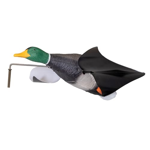 Higdon Outdoors Flasher Flyer Breeze | Mallard Drake Motion Duck Decoy with Wind Activated Spinning...