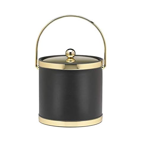 Kraftware Black with Polished Brass Cover