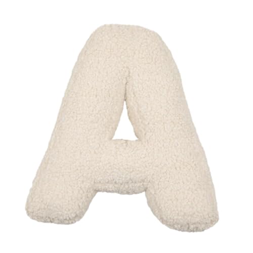 Milageto Almohada Decorativa de Felpa con Letras, cojín con Letras en inglés, cojín con Letras para abrazar en la Sala de Estar, a