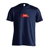 [アートワークスコウベ] バレーボール Tシャツ 半袖 練習着 ドライ カラフル剛速球 ユニセックス XL ネイビー