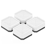 DEWEL 4 patas para lavadora, sofá (1 capa de 4 cm)