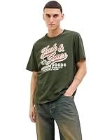 JACK & JONES Herren 5er-Set T-Shirts in verschiedenen Styles, Prints und Farben aus Baumwolle (Regular Fit Mix 13, M) – Ansicht 5