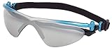 Doggles K9 Optix Blue Rubber Gradient Frame with Smoke Lens Sunglasses, Large