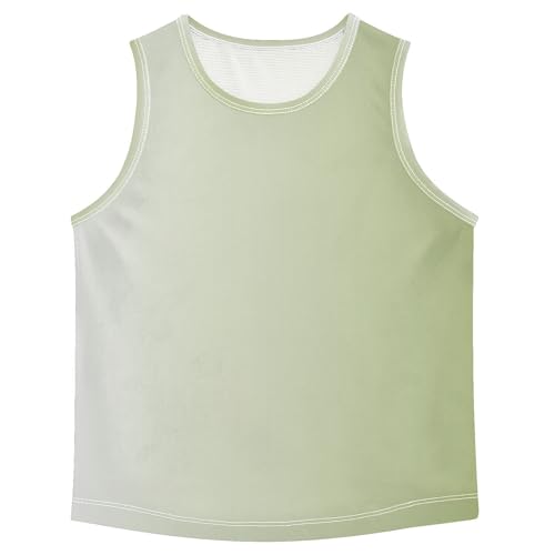 J JOYSAY Teal Orange Pink Gradient Boys Tank Top Sleeveless Muscle Shirts Quick Dry Kids T-Shirts 3-15T