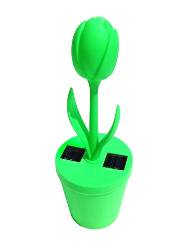 Preisvergleich Produktbild Outlook Design v6u0100044 Tulip Light-Umgebung A Lade Solar, grün, Kunststoff