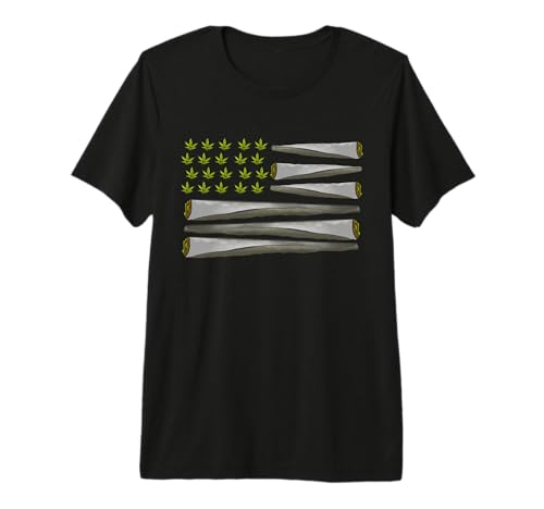 Weed Marijuana Plant THC Cannabis Sativa American Flag