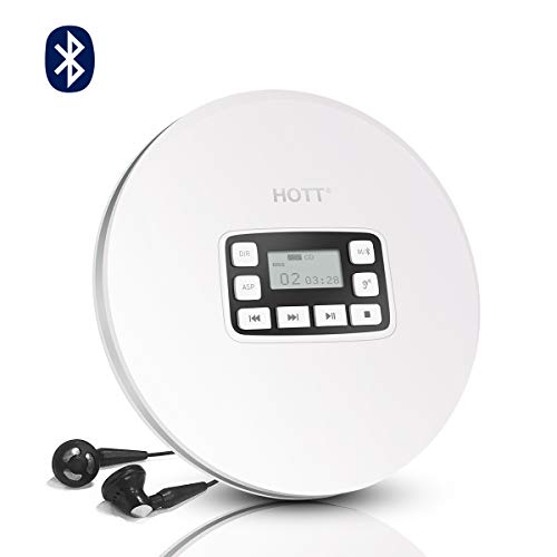 Bluetooth Portable CD Player, HOTT Compact Discman CD Player Walkman Music CD Player