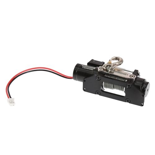 Winche eléctrico remoto para vehículos 1/10 y 1/8 escala miniatura 5