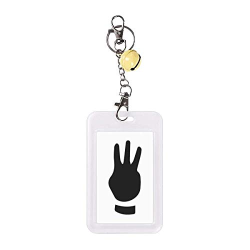 Étui de protection pour carte de crédit jaune motif silhouette trois gestes