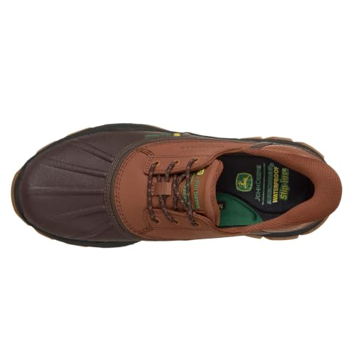 Image of Skechers Men's John Deer Respected Tanzier | Casual, Slip-ins, Waterproof, Relaxed Fit, Air-Cooled Memory Foam, Goodyear Rubber, Rain Shoe