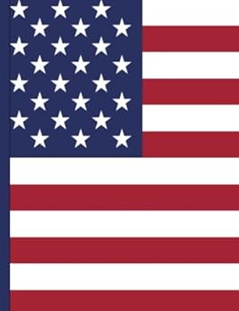 Paperback Patriotic American Flag Composition Book: Wide Ruled, 200+ Pages, Perfect for School or Work, as a Notebook, Journal, or Diary Book