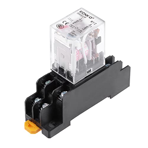 Tool parts HH52P AC 110V Coil DPDT 8 Pins Electromagnetic Power Relay Red LED With Socket