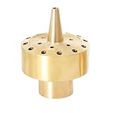 EasyByMall Boquilla de latón para fuente de jardín para patio y estanque...