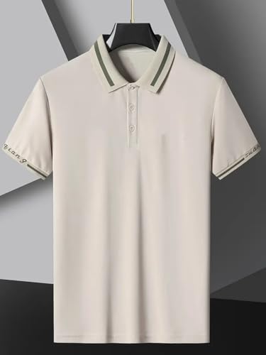 Image of TAGAS Mens Polo T-Shirt || Men's Color Block Polo Tshirt | Short Sleeve Casual Pullover with Collar |Casual Wear for Men | Mens Regular FIT T-Shirts