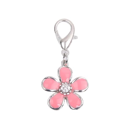 Xksrwe Bling Rhinestones Flower Charm Pendant Jewelry For Pet Dog Cat Puppy Necklace Collar Accessory  cover