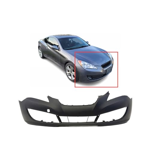 Image of FitParts Compatible with Hyundai Genesis 2010-2012 Front Bumper Cover | Primed, Coupe, Ready to Paint, OEM 615343714813, HY1000180