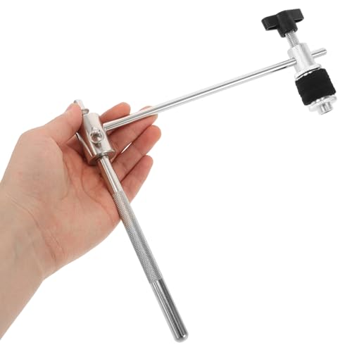Beaupretty Soporte Extendido para Cencerro con Abrazadera y Soporte Ajustable para Platillo para Batería Kit de Piso Tom Soporte para Cencerro Instrumento Musical Hardware miniatura 7