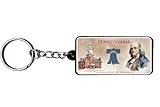 AMERICANPHOENIX Beautiful & Unique Keychain - USA Souvenir, Collectible Design, Flexible Silicone, Keyring Lanyard Accessory (Pennsylvania 2)